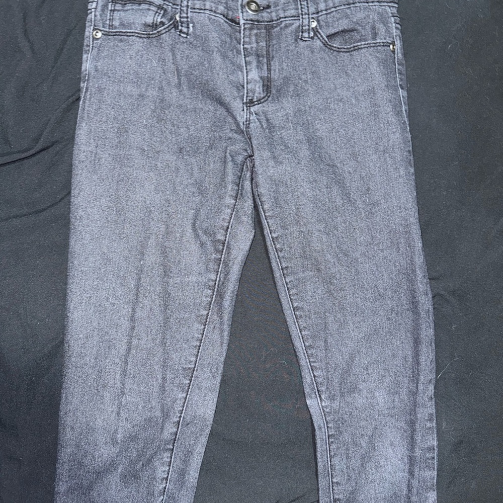 2.1 Denim Gray Straight Leg Jeans